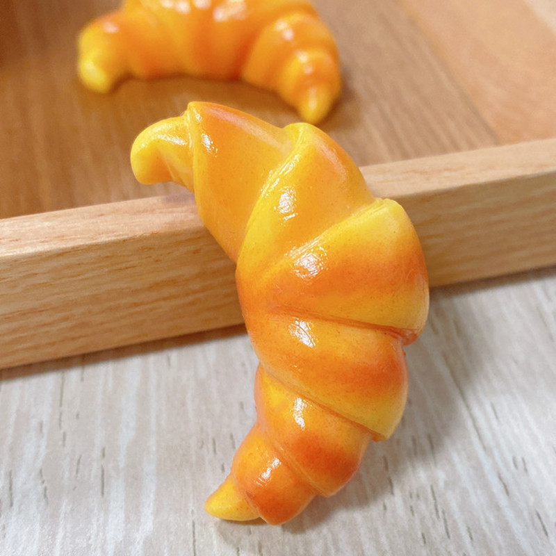 Szimulált ökör kürttáska hamis sütemény étel modell pékség desszert kirakati dekoráció édes asztaldísz esküvői dekoráció