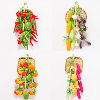 Τεχνητά τρόφιμα Λαχανικά Αφρός Ψεύτικος Πιπεριά τσίλι Φρούτα Φωτογραφικά στηρίγματα για Εστιατόριο σε φάρμα Κήπος Διακόσμηση τοίχου σπιτιού