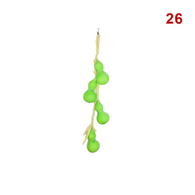 Mesterséges élelmiszerek zöldségek hab hamis chili paprika gyümölcsök fotózás kellékek parasztházhoz Étterem Kertszoba Otthon fali dekoráció