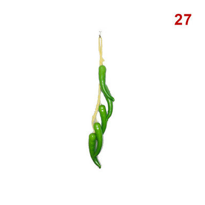 Mesterséges élelmiszerek zöldségek hab hamis chili paprika gyümölcsök fotózás kellékek parasztházhoz Étterem Kertszoba Otthon fali dekoráció