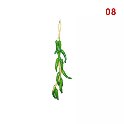 Mesterséges élelmiszerek zöldségek hab hamis chili paprika gyümölcsök fotózás kellékek parasztházhoz Étterem Kertszoba Otthon fali dekoráció