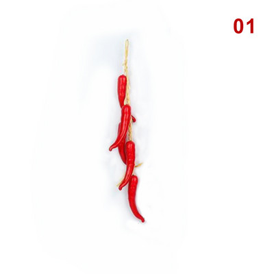 Mesterséges élelmiszerek zöldségek hab hamis chili paprika gyümölcsök fotózás kellékek parasztházhoz Étterem Kertszoba Otthon fali dekoráció