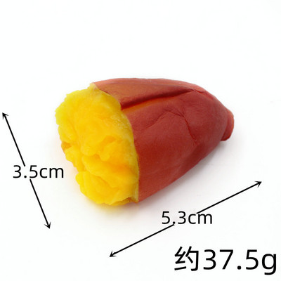Προσομοίωση Sweet Potato Fake Food Τεχνητό μοντέλο Διακόσμηση παραθύρου Φωτογραφικά στηρίγματα κουζίνας Γλυκό τραπέζι Διακόσμηση σπιτιού Διακόσμηση σπιτιού