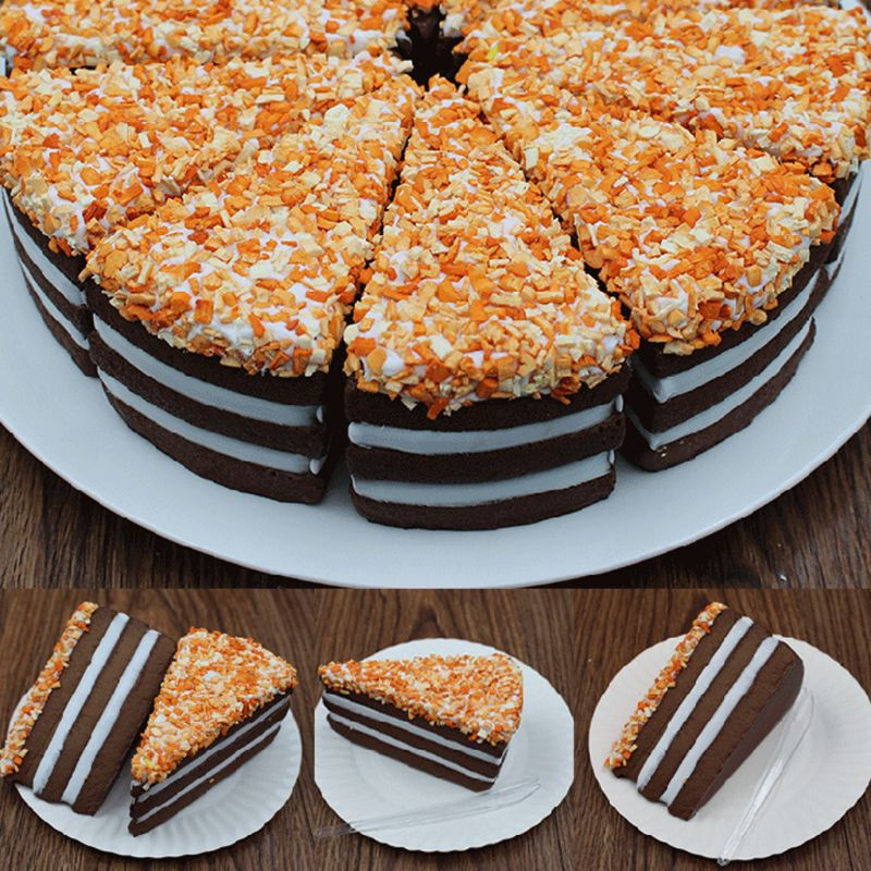 Ρεαλιστική ρεαλιστική τεχνητή προσομοίωση Τριγωνική τούρτα Μοντέλο Οθόνης Φωτογραφίας στηρίγματα Οικιακή διακόσμηση σπιτιού