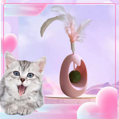 Διαδραστικά παιχνίδια για γάτες Αστεία προσομοίωση Παιχνίδια με φτερά για γάτα Παιχνίδι για γατάκι με μπάλα γατούλα Παιχνίδι μασήματος γομφίοι Προμήθειες για γάτες για κατοικίδια