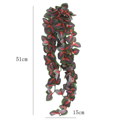 Ερπετό Terrarium Φυτική Διακόσμηση Ερπετόφυτα με βεντούζα για αμφίβια σαύρα Φίδι αναρρίχησης κατοικίδιων ζώων Δεξαμενή Διακόσμηση βιότοπων