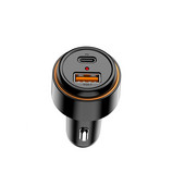 Διπλό USB QC 3.0 PD20W Car Charge Γρήγορη μίνι γρήγορη φόρτιση για iPhone 11 Προσαρμογέας φορτιστή κινητού τηλεφώνου Xiaomi Huawei στο αυτοκίνητο