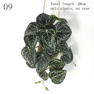 Τεχνητό φυτό Terrarium για ερπετά αμφίβια για διακοσμήσεις βιότοπων κατοικίδιων δεξαμενών Τροπικά φύλλα Ζωντανά τροπικά φύλλα Πλαστικό φύλλο μπαστούνι