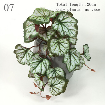 Τεχνητό φυτό Terrarium για ερπετά αμφίβια για διακοσμήσεις βιότοπων κατοικίδιων δεξαμενών Τροπικά φύλλα Ζωντανά τροπικά φύλλα Πλαστικό φύλλο μπαστούνι