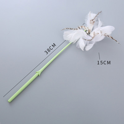 Szimulációs rovarok Interaktív macskajátékok Vicces tollmadár harangú macskabottal Játékok cicáknak, akik játszanak ugratós játékok Macskakellékek