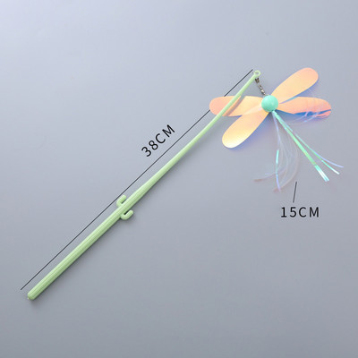 Szimulációs rovarok Interaktív macskajátékok Vicces tollmadár harangú macskabottal Játékok cicáknak, akik játszanak ugratós játékok Macskakellékek