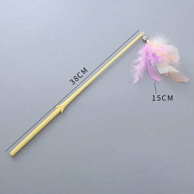 Szimulációs rovarok Interaktív macskajátékok Vicces tollmadár harangú macskabottal Játékok cicáknak, akik játszanak ugratós játékok Macskakellékek