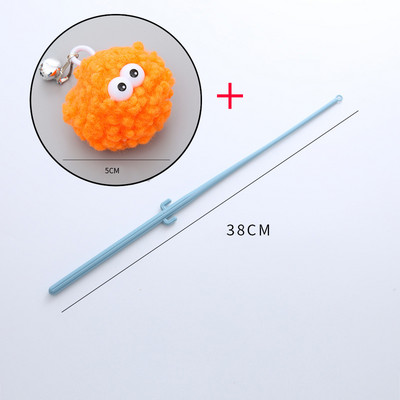 Szimulációs rovarok Interaktív macskajátékok Vicces tollmadár harangú macskabottal Játékok cicáknak, akik játszanak ugratós játékok Macskakellékek