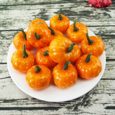 12 τεμ. Τεχνητές κολοκύθες Ποικιλία ψεύτικη κολοκύθα προσομοίωσης για το Halloween Thanksgiving Party Decoration Home