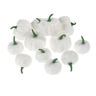 12 τεμ. Τεχνητές κολοκύθες Ποικιλία ψεύτικη κολοκύθα προσομοίωσης για το Halloween Thanksgiving Party Decoration Home