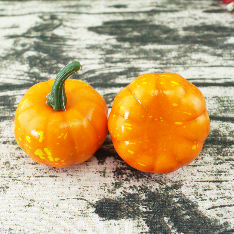 12 τεμ. Τεχνητές κολοκύθες Ποικιλία ψεύτικη κολοκύθα προσομοίωσης για το Halloween Thanksgiving Party Decoration Home