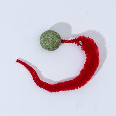 Αστεία προσομοίωση παιχνιδιού γάτας Caterpillar Kitten Toy Αλληλεπίδραση Παιχνίδι μπάλα γατούλας Παιχνίδι για κατοικίδια Clean Mouth Molar Teeth Teeth Προμήθειες για γάτα