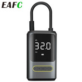 EAFC Ασύρματη φόρτιση αντλία αέρα αυτοκινήτου 150 PSI Mini φορητή αντλία αέρα ελαστικών LED Ελαφρύς αεροσυμπιεστής αυτοκινήτου για μοτοσικλέτα αυτοκινήτου