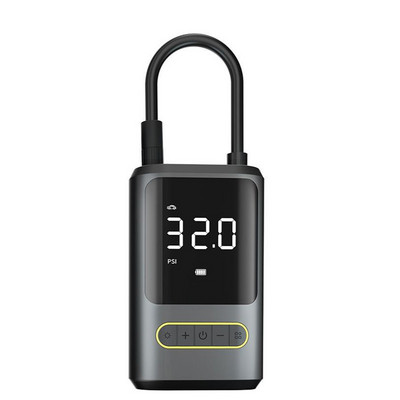 EAFC Ασύρματη φόρτιση αντλία αέρα αυτοκινήτου 150 PSI Mini φορητή αντλία αέρα ελαστικών LED Ελαφρύς αεροσυμπιεστής αυτοκινήτου για μοτοσικλέτα αυτοκινήτου