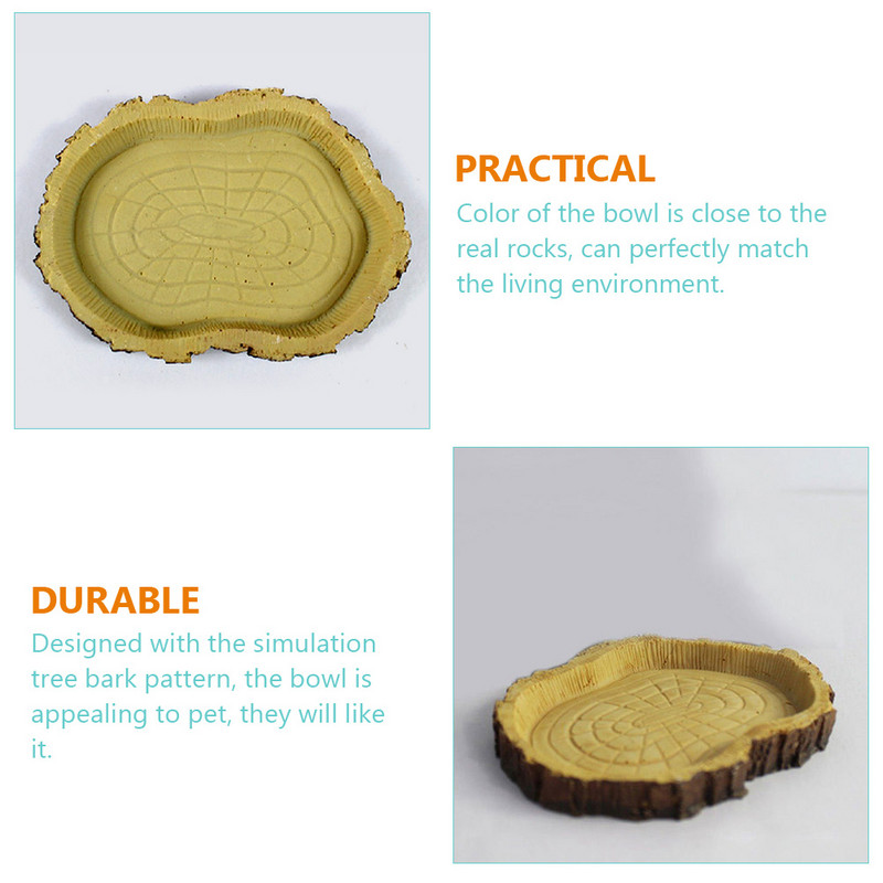 Hüllőetető hüllőtartozékok Terráriumi tál Teknős mászóplatform Kígyóvíztál Teknős tartály tartozékok