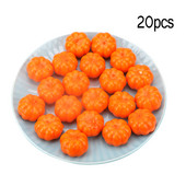 Τεχνητή κολοκύθα Halloween For Wedding Birthday Decoration Supplies Mini Fake Simulation Λαχανικό 20τμχ/τσάντα