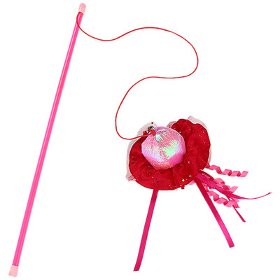 Legendog cica ugrató pálca Medúza interaktív hosszú macska pálca játék Cica játék pálca a cicának játszó pálca játék