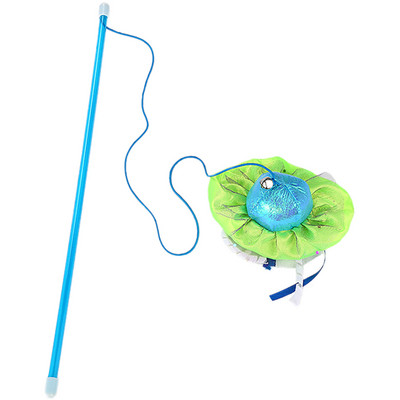 Legendog cica ugrató pálca Medúza interaktív hosszú macska pálca játék Cica játék pálca a cicának játszó pálca játék