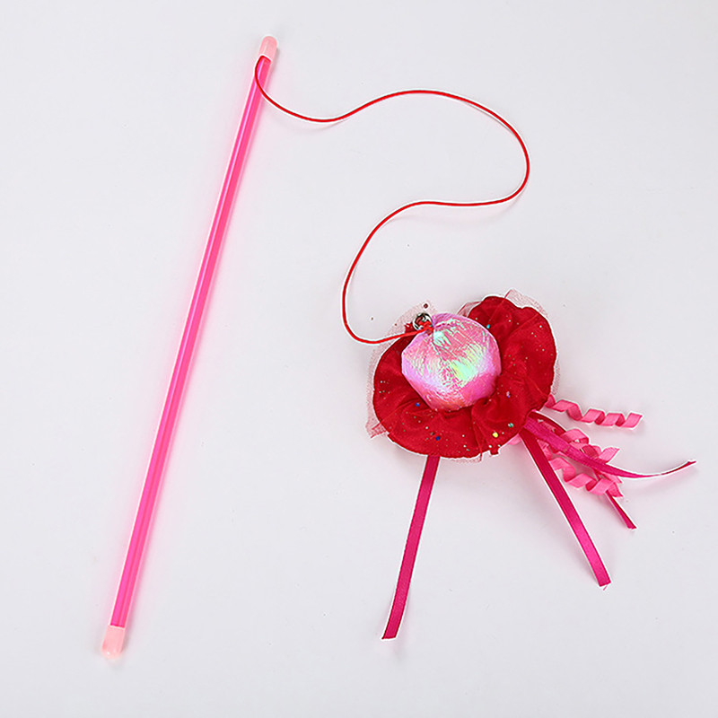 Legendog cica ugrató pálca Medúza interaktív hosszú macska pálca játék Cica játék pálca a cicának játszó pálca játék