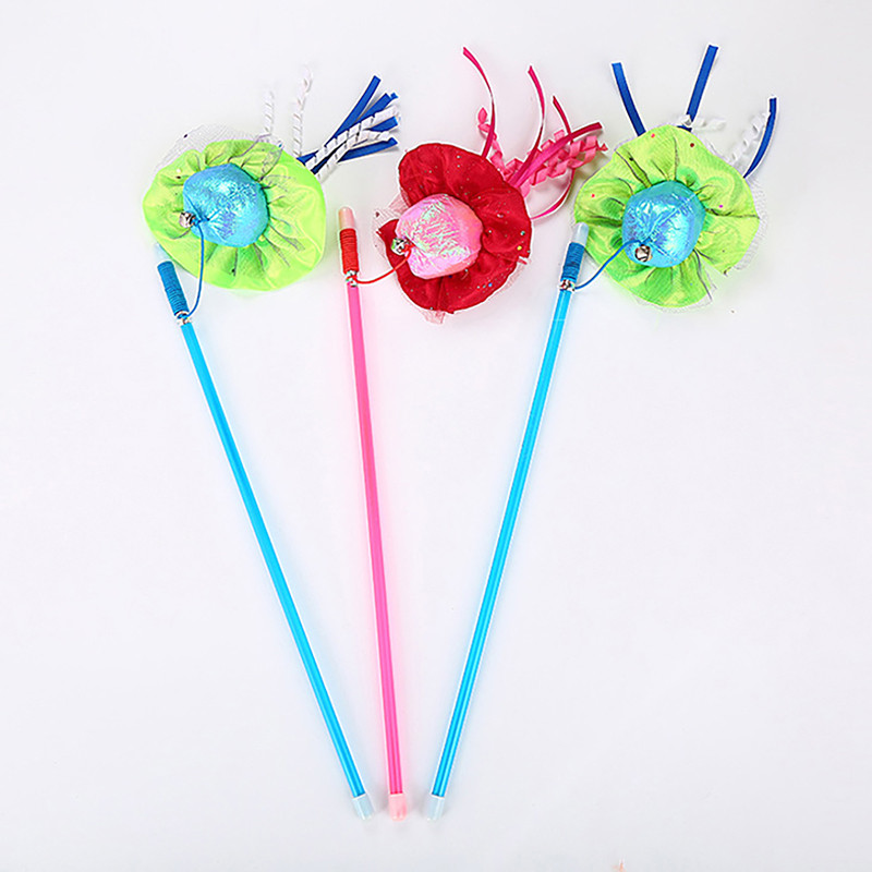 Legendog cica ugrató pálca Medúza interaktív hosszú macska pálca játék Cica játék pálca a cicának játszó pálca játék