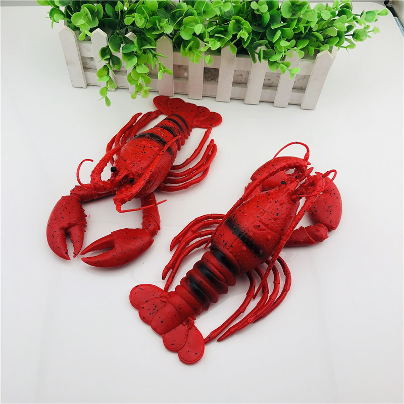 Szimuláció Homár tengeri uborka modell stresszoldó játékok szállodai étterem dekoráció hamis étel tengeri kellékek