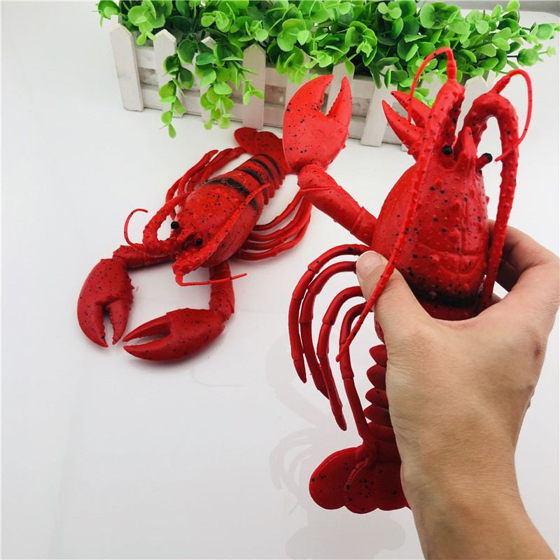 Szimuláció Homár tengeri uborka modell stresszoldó játékok szállodai étterem dekoráció hamis étel tengeri kellékek