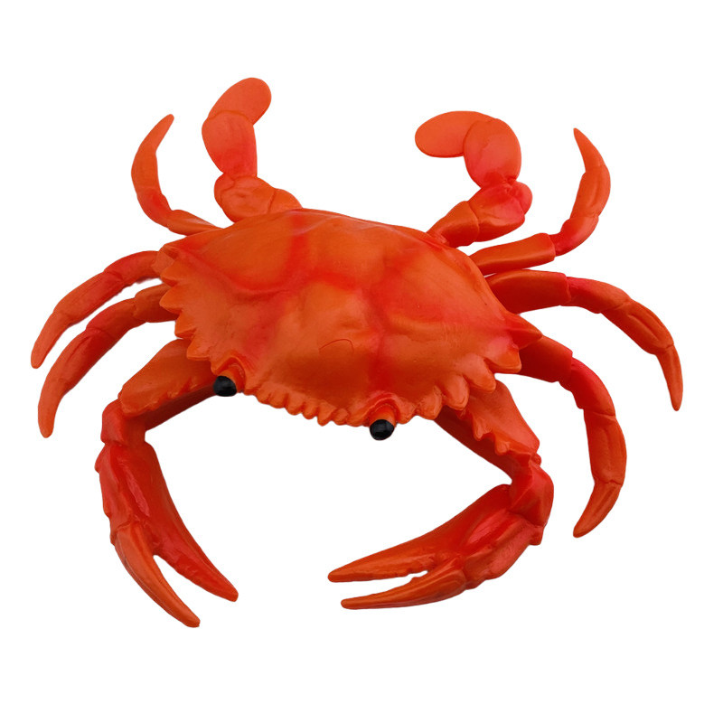 Szimuláció Rák tengeri uborka modell játékok szállodai étterem dekoráció hamis étel tenger gyümölcsei kellékek csipetnyi hang