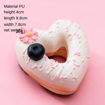 Προσομοίωση ντόνατ Ψωμί σάντουιτς κέικ Διασκεδαστικό στολίδι Παιχνίδι αργής ανάκαμψης Παιχνίδι ψεύτικο ντεκόρ φαγητού Φωτογραφικά στηρίγματα DIY Διακόσμηση για πάρτι σπιτιού