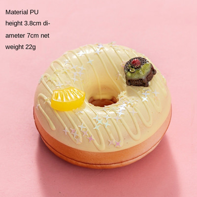 Προσομοίωση ντόνατ Ψωμί σάντουιτς κέικ Διασκεδαστικό στολίδι Παιχνίδι αργής ανάκαμψης Παιχνίδι ψεύτικο ντεκόρ φαγητού Φωτογραφικά στηρίγματα DIY Διακόσμηση για πάρτι σπιτιού