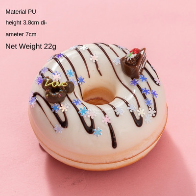 Προσομοίωση ντόνατ Ψωμί σάντουιτς κέικ Διασκεδαστικό στολίδι Παιχνίδι αργής ανάκαμψης Παιχνίδι ψεύτικο ντεκόρ φαγητού Φωτογραφικά στηρίγματα DIY Διακόσμηση για πάρτι σπιτιού