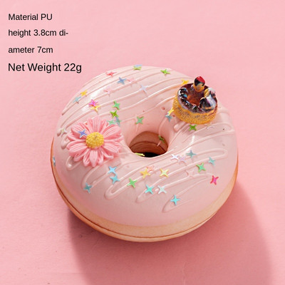 Προσομοίωση ντόνατ Ψωμί σάντουιτς κέικ Διασκεδαστικό στολίδι Παιχνίδι αργής ανάκαμψης Παιχνίδι ψεύτικο ντεκόρ φαγητού Φωτογραφικά στηρίγματα DIY Διακόσμηση για πάρτι σπιτιού