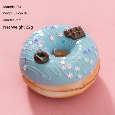 Προσομοίωση ντόνατ Ψωμί σάντουιτς κέικ Διασκεδαστικό στολίδι Παιχνίδι αργής ανάκαμψης Παιχνίδι ψεύτικο ντεκόρ φαγητού Φωτογραφικά στηρίγματα DIY Διακόσμηση για πάρτι σπιτιού