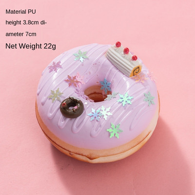 Προσομοίωση ντόνατ Ψωμί σάντουιτς κέικ Διασκεδαστικό στολίδι Παιχνίδι αργής ανάκαμψης Παιχνίδι ψεύτικο ντεκόρ φαγητού Φωτογραφικά στηρίγματα DIY Διακόσμηση για πάρτι σπιτιού