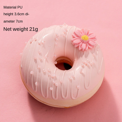 Προσομοίωση ντόνατ Ψωμί σάντουιτς κέικ Διασκεδαστικό στολίδι Παιχνίδι αργής ανάκαμψης Παιχνίδι ψεύτικο ντεκόρ φαγητού Φωτογραφικά στηρίγματα DIY Διακόσμηση για πάρτι σπιτιού