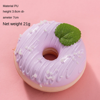 Προσομοίωση ντόνατ Ψωμί σάντουιτς κέικ Διασκεδαστικό στολίδι Παιχνίδι αργής ανάκαμψης Παιχνίδι ψεύτικο ντεκόρ φαγητού Φωτογραφικά στηρίγματα DIY Διακόσμηση για πάρτι σπιτιού