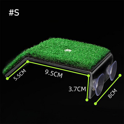 Multi-Dimensiuni Platforma Broasca Testoasa Float Decor Rampa Acvariu Scara Reptile Odihna Terasa Simulare Gazon Accesorii Acvariu