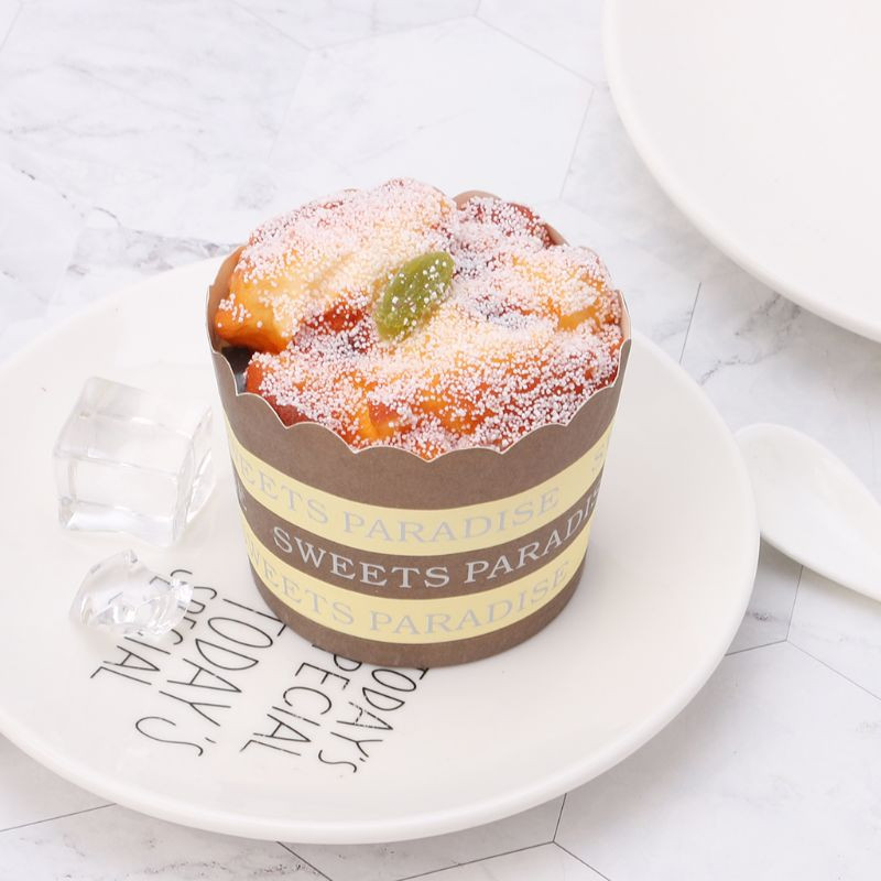 1 db szimulációs cupcakes valósághű mesterséges cupcake hamis vegyes torta modell konyhai játék fotózás kellékek otthoni cukrászda dekoráció