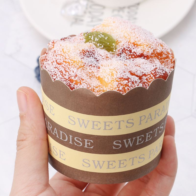 1 db szimulációs cupcakes valósághű mesterséges cupcake hamis vegyes torta modell konyhai játék fotózás kellékek otthoni cukrászda dekoráció