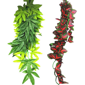 Διακόσμηση φυτών Ερπετό φυτά με βεντούζα για φίδι αμφίβια σαύρα αναρρίχησης κατοικίδιων ζώων Δεξαμενή διακόσμηση βιότοπων
