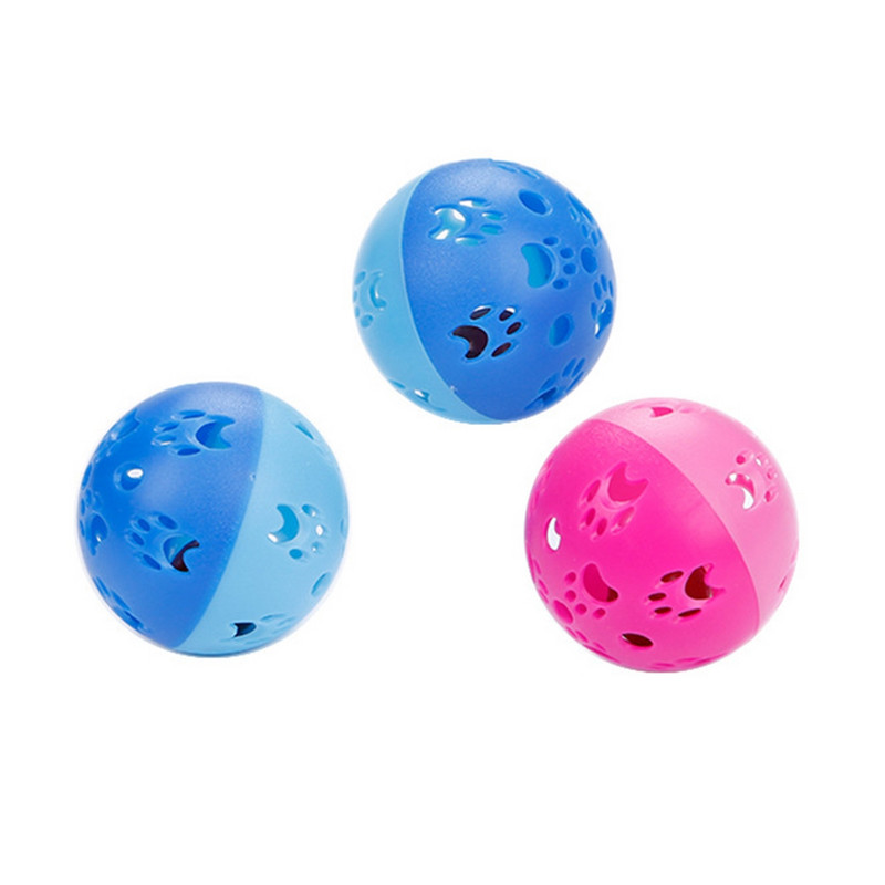 Legendog 5pc Hollow Ball Cat Toys Kitten Bell Toy Cat Rattle Toy Kitten Cat Toys Πλαστικές μπάλες παιχνιδιού για προμήθειες για γάτες Catch