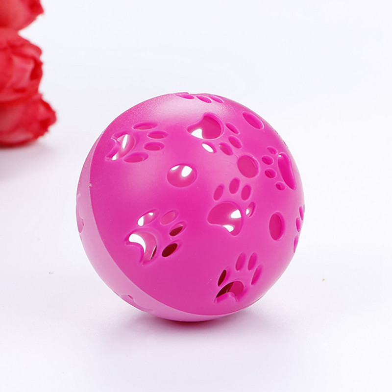 Legendog 5pc Hollow Ball Cat Toys Kitten Bell Toy Cat Rattle Toy Kitten Cat Toys Πλαστικές μπάλες παιχνιδιού για προμήθειες για γάτες Catch