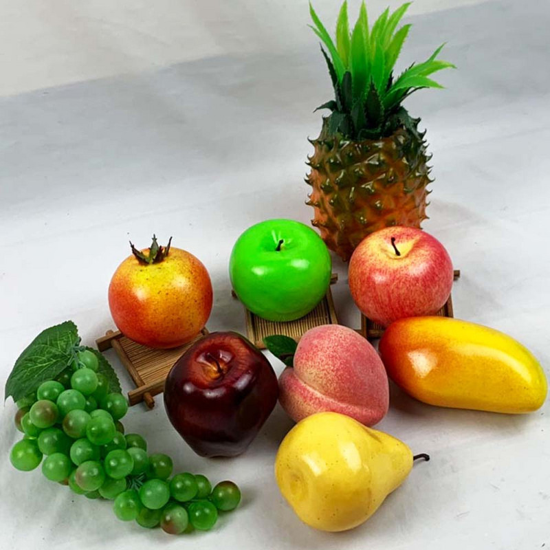 5db/szett karácsonyi alma karácsonyi dekoráció szimuláció gyümölcs alma mesterséges piros alma otthoni konyha Navidad újévi dekoráció