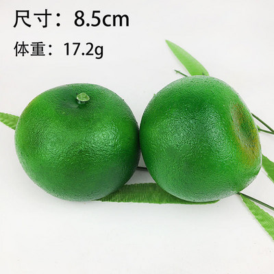 1 τμχ Προσομοίωση Πορτοκαλί Fake Fruit Foam Model Πράσινο Κίτρινο Πορτοκαλί Ντουλάπι Μοντέλο Δωμάτιο Εμφάνιση Διακοσμητικά Διακοσμητικά Φωτογραφία Στήριγμα