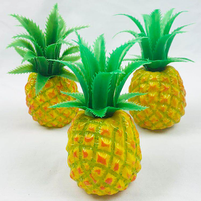 Mesterséges ananász hamis ananász gyümölcs szimuláció műanyag ananász gyümölcsbolt Otthoni dekoráció fotózás kellékek díszek