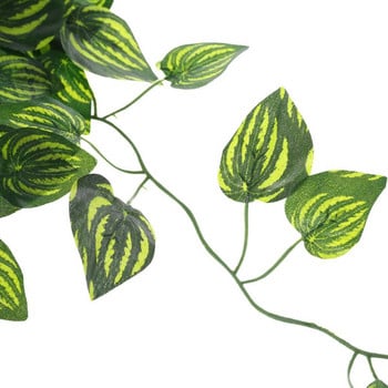 Τεχνητή Ζούγκλα Αμπέλια Ερπετά Φύλλα Terrarium Φυτά Ερπετά Διακοσμήσεις βιότοπων